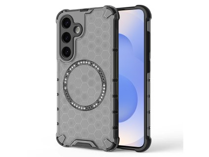 90120 techsuit honeycomb shield magsafe ochranny obal na samsung galaxy s25 cierny