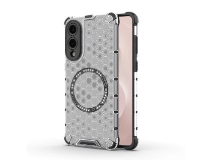 90159 techsuit honeycomb shield magsafe ochranny obal na samsung galaxy s25 edge biely