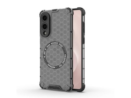 90156 techsuit honeycomb shield magsafe ochranny obal na samsung galaxy s25 edge cierny