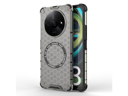 89994 techsuit honeycomb shield magsafe ochranny obal na xiaomi redmi a3 redmi a3x cierny