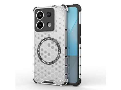 89991 techsuit honeycomb shield magsafe ochranny obal na xiaomi redmi note 13 pro 5g poco x6 biely