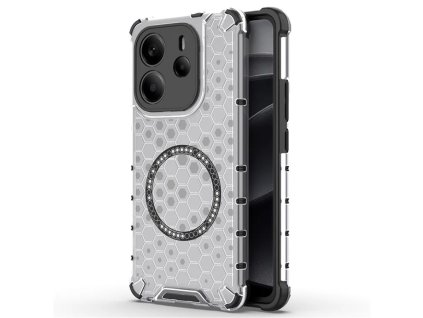 90027 techsuit honeycomb shield magsafe ochranny obal na xiaomi redmi note 14 4g regional biely