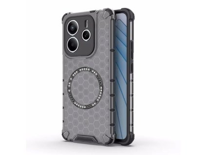 90012 techsuit honeycomb shield magsafe ochranny obal na xiaomi redmi note 14 5g cierny