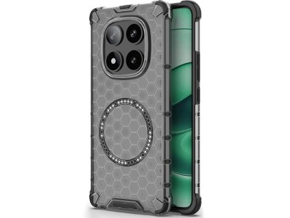 90018 techsuit honeycomb shield magsafe ochranny obal na xiaomi redmi note 14 pro 5g poco x7 cierny