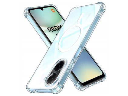 89952 7 techsuit shockproof clear silicone magsafe silikonovy ochranny obal na xiaomi redmi a5 4g standard priehladny