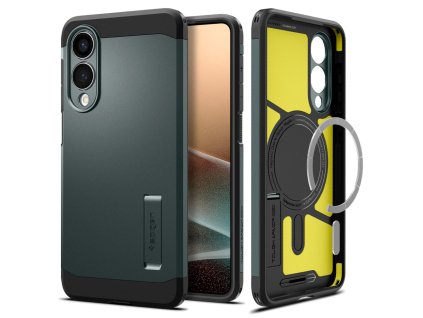 90336 spigen tough armor magsafe puzdro pre samsung galaxy s25 edge abyss zelene
