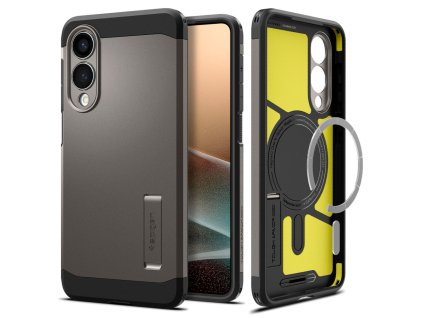 90339 spigen tough armor magsafe puzdro pre samsung galaxy s25 edge gunmetal