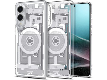 90351 spigen ultra hybrid zero one magsafe puzdro pre samsung galaxy s25 edge biele