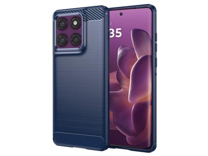 90609 techsuit carbon silicone puzdro pre motorola edge 60 pro modre