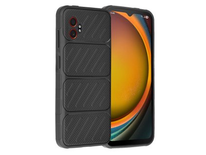 90318 7 techsuit carbonfiber puzdro pre samsung galaxy xcover7 pro cierne