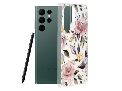 90273 techsuit marble series puzdro pre samsung galaxy s22 ultra chloe biele