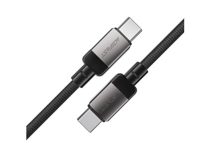 91170 acefast datovy kabel type c na type c rychle nabijanie 60 w 1 2 m cierny