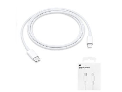 90840 apple originalny datovy kabel type c na lightning thunderbolt 3 1 m biely blister balenie