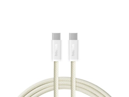 90951 baseus datovy kabel dynamic 3 series type c na type c rychle nabijanie 100 w 480 mbps 2 m biely