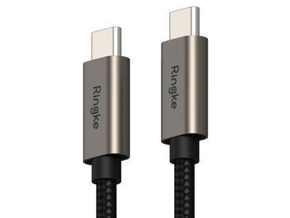 90975 ringke datovy kabel type c na type c 60 w 2 m cierny