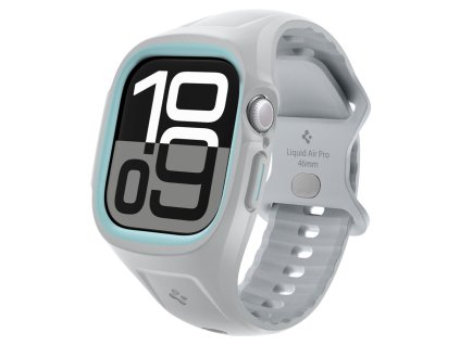 91440 spigen liquid air pro kryt na apple watch 10 46 mm sivy