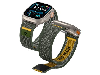 91437 spigen remienok athlex air pre apple watch 6 7 8 9 10 se se 2 ultra ultra 2 44 45 46 49 mm active green
