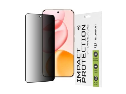 91383 2 techsuit 111d privacy full glue ochranne tvrdene sklo na honor 400 cierne