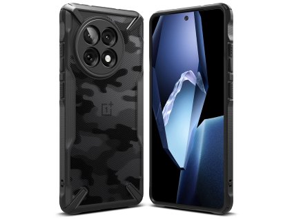92451 ringke fusion x design puzdro na oneplus 13r camo cierne