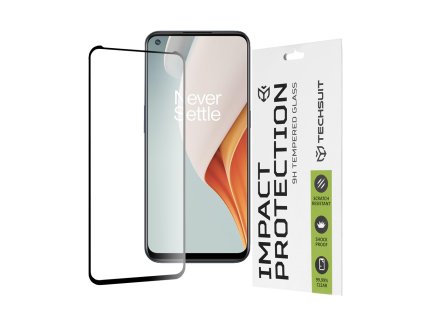 91581 techsuit 111d full cover tvrdene sklo s celoplosnym lepenim na oneplus nord n100 cierne