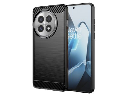 92307 techsuit carbon silicone puzdro na oneplus 13 cierne