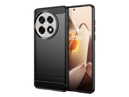 92427 techsuit carbon silicone puzdro na oneplus 13r cierne