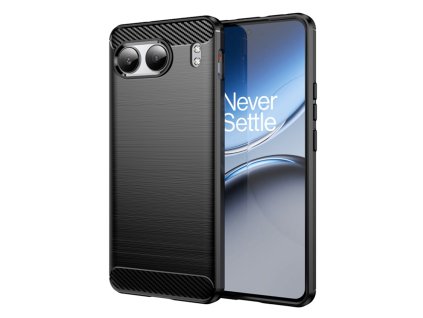 92202 techsuit carbon silicone puzdro na oneplus nord 4 cierne