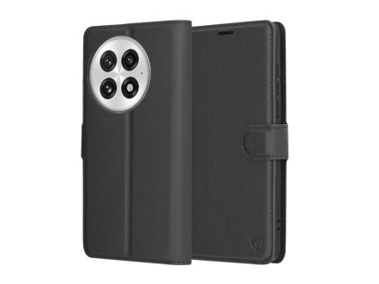 92319 techsuit leather folio puzdro na oneplus 13 cierne
