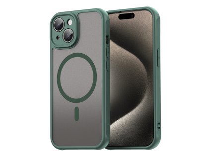 93030 techsuit halofrost ii magsafe ochranny kryt na iphone 15 plus zeleny