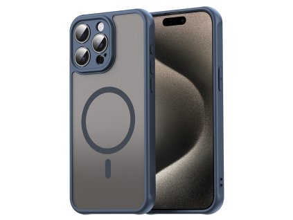 93042 techsuit halofrost ii magsafe ochranny kryt na iphone 15 pro max tmavomodry