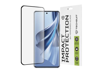93756 techsuit 111d full cover full glue glass 3d curved screen zakrivene ochranne sklo pre oppo reno10 cierne