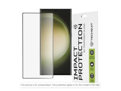 93390 techsuit 111d full cover full glue glass ochranne sklo pre iphone 17 pro max cierne