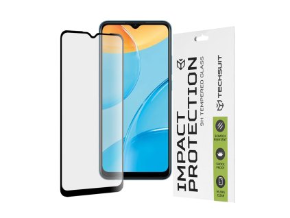 93648 techsuit 111d full cover full glue glass ochranne sklo pre oppo a15 a15s a16 a16s a54s cierne