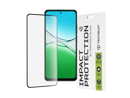 95223 techsuit 111d full cover full glue glass ochranne sklo pre oppo a5 4g cierne