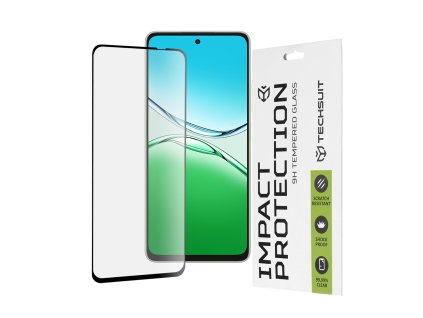 95196 techsuit 111d full cover full glue glass ochranne sklo pre oppo a5 pro 4g a5 pro 5g cierne