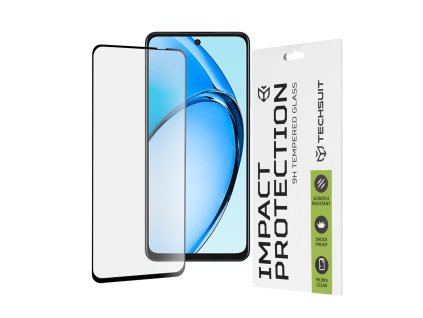 94203 techsuit 111d full cover full glue glass ochranne sklo pre oppo a60 4g cierne