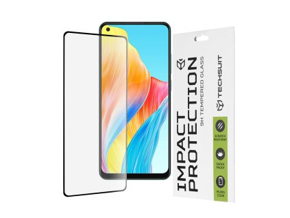 93789 techsuit 111d full cover full glue glass ochranne sklo pre oppo a78 4g cierne