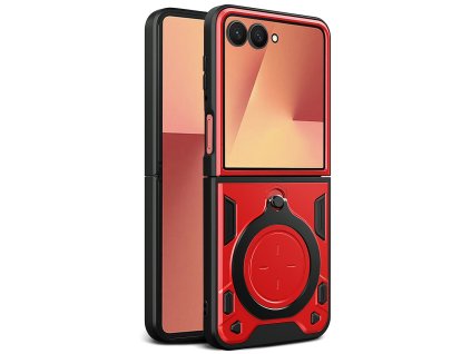 96969 2 techsuit camguard pro kryt pre samsung galaxy z flip7 cerveny