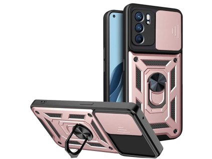 94083 techsuit camshield series kryt pre oppo reno6 5g ruzovozlaty