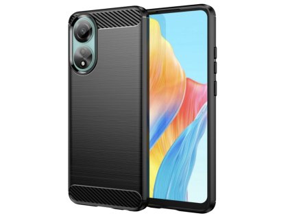 93774 techsuit carbon silicone kryt pre oppo a78 4g cierny