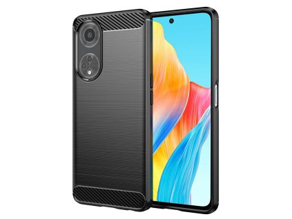 93738 techsuit carbon silicone kryt pre oppo a98 5g cierny
