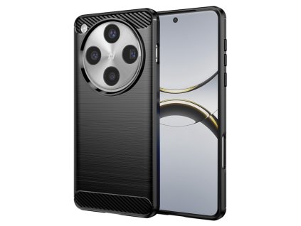 94785 techsuit carbon silicone kryt pre oppo find x8 pro cierny