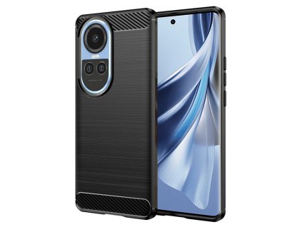 93753 techsuit carbon silicone kryt pre oppo reno10 reno10 pro cierny