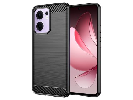 94821 techsuit carbon silicone kryt pre oppo reno13 f 4g reno13 f 5g reno13 fs 5g cierny