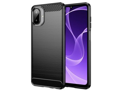 97020 techsuit carbon silicone kryt pre samsung galaxy a07 4g cierny