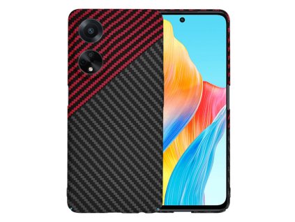 94467 techsuit carbonite fibershell kryt pre oppo a98 5g cerveny vortex