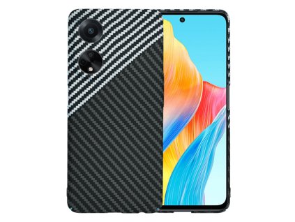 94458 techsuit carbonite fibershell kryt pre oppo a98 5g maskovaci sivy