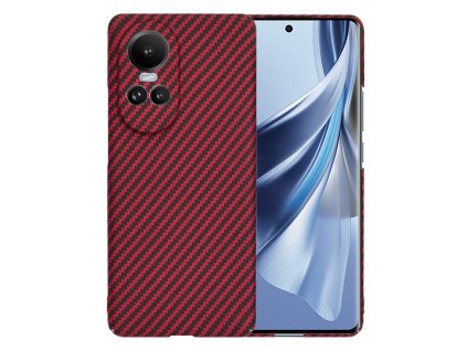 94494 techsuit carbonite fibershell kryt pre oppo reno10 reno10 pro cerveny