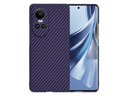 94500 techsuit carbonite fibershell kryt pre oppo reno10 reno10 pro fialovy