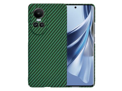 94491 techsuit carbonite fibershell kryt pre oppo reno10 reno10 pro zeleny